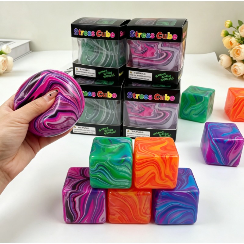 Fidget Cube Original - 부드럽고 쫄깃한 감각 스트레스 해소 장난감
