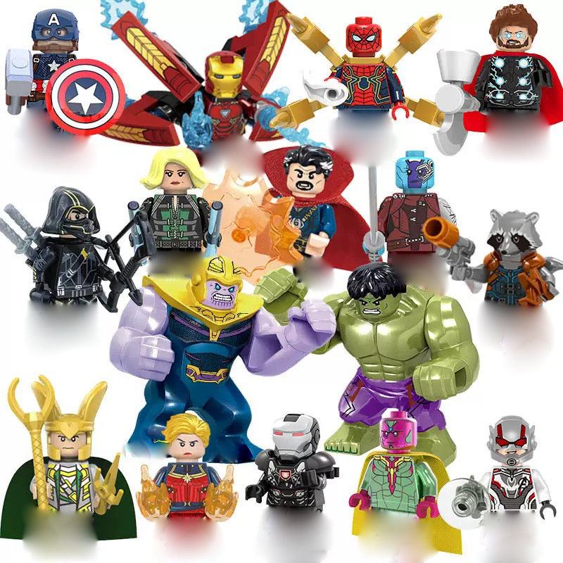 Building Block Mini - 트렌디한 영화 캐릭터 만화 블록, 만화