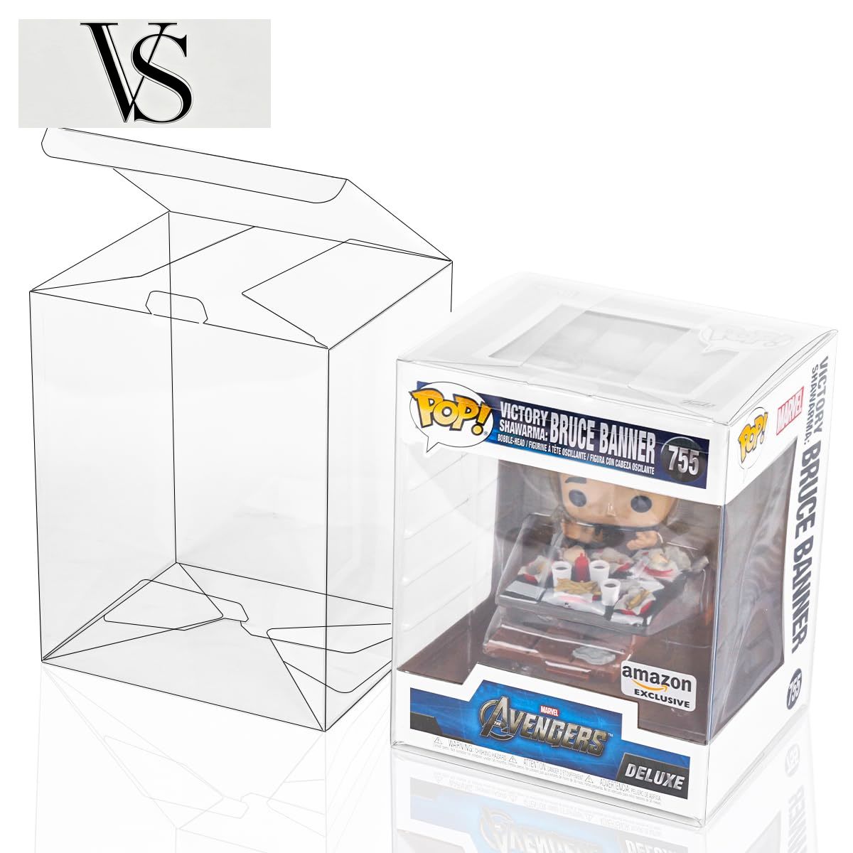 Funko Pop Protector - 0.50mm 두께의 투명 스크래치 방지 PET