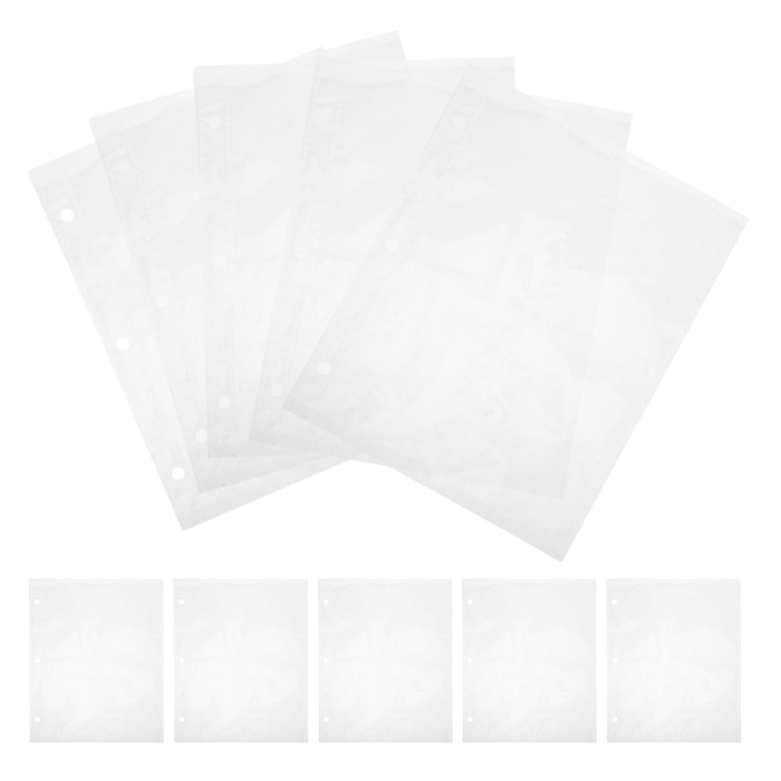 Trading Card Binder - 10Pcs 카드 바인더 리필 페이지 투명