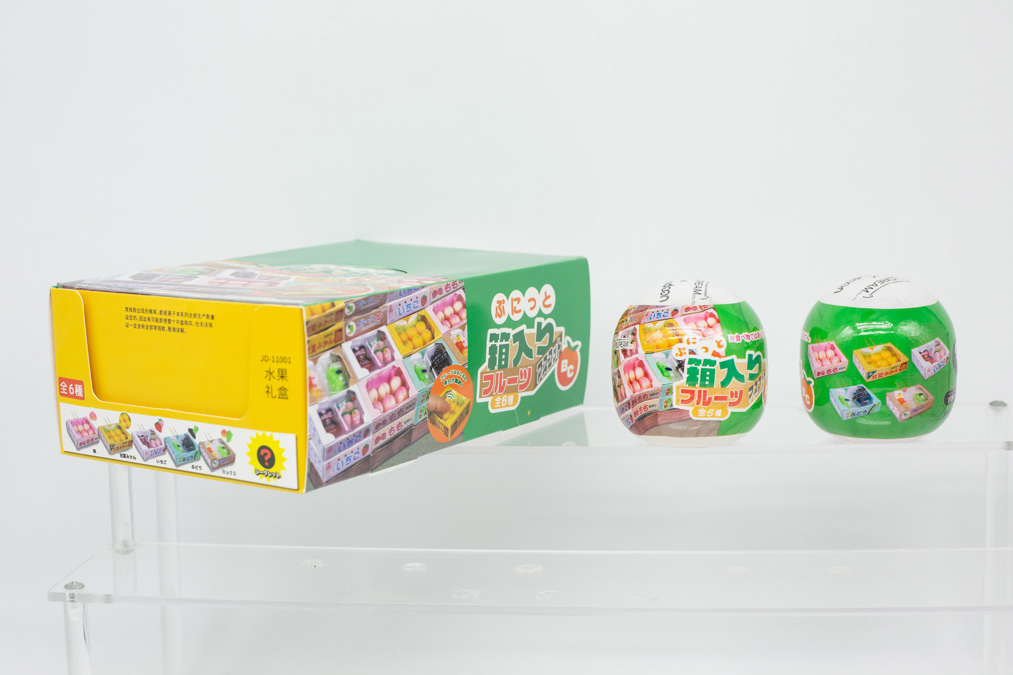 오리지널 가샤폰 슈퍼마켓 과일 선물 상자 복숭아 딸기  - Capsule Toy Gashapon 리뷰 및 가격