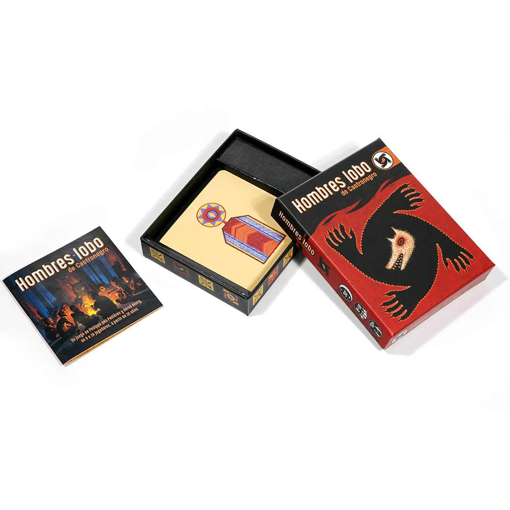 늑대인간 카드 종이 가이드북이 포함된 24개 테이블 게 - Graded Card Display 리뷰 및 가격