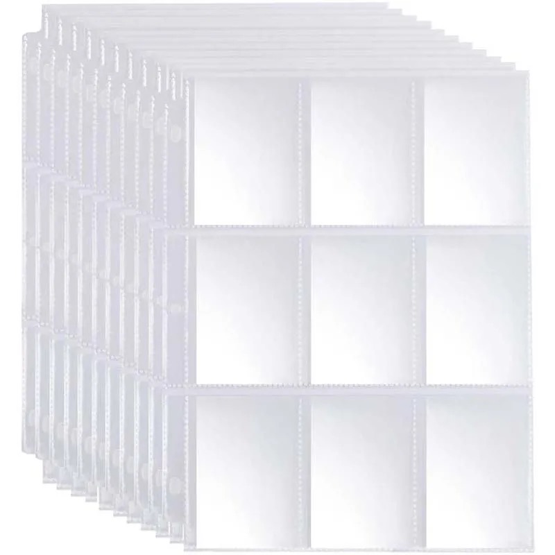 50pcs 9 포켓 트레이딩 게임 카드 슬리브 보관 지 - Trading Card Binder 리뷰 및 가격