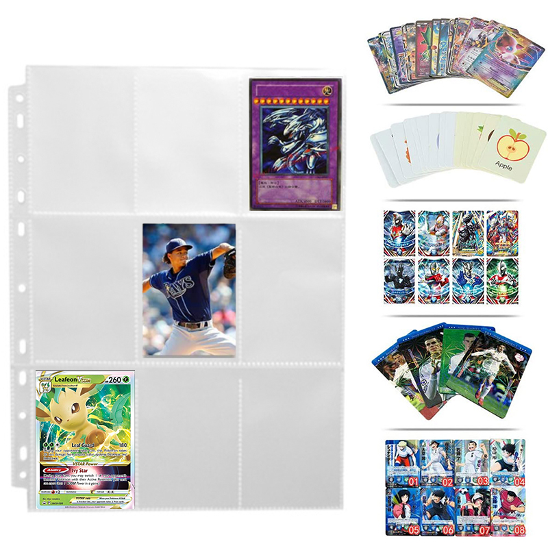 50pcs 9 포켓 트레이딩 게임 카드 슬리브 보관 지 - Trading Card Binder 리뷰 및 가격
