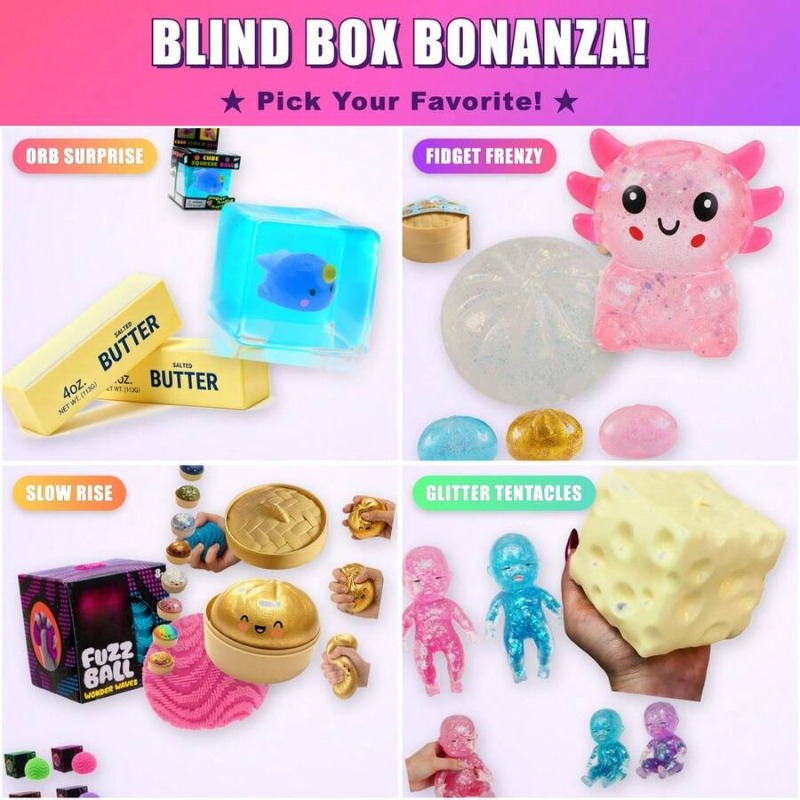 귀여운 서프라이즈 피젯 토이 스트레스 해소 재미있는 믹 - Mystery Box Blind Bag 리뷰 및 가격