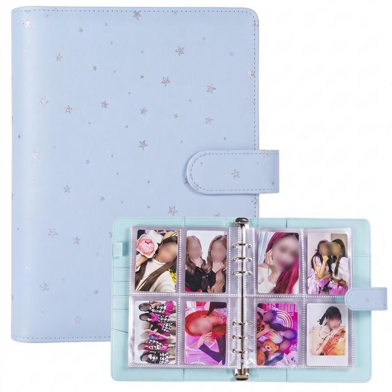 A5 6링 루즈리프 포토카드 바인더 세트 PU 가죽 자 - Trading Card Binder 리뷰 및 가격