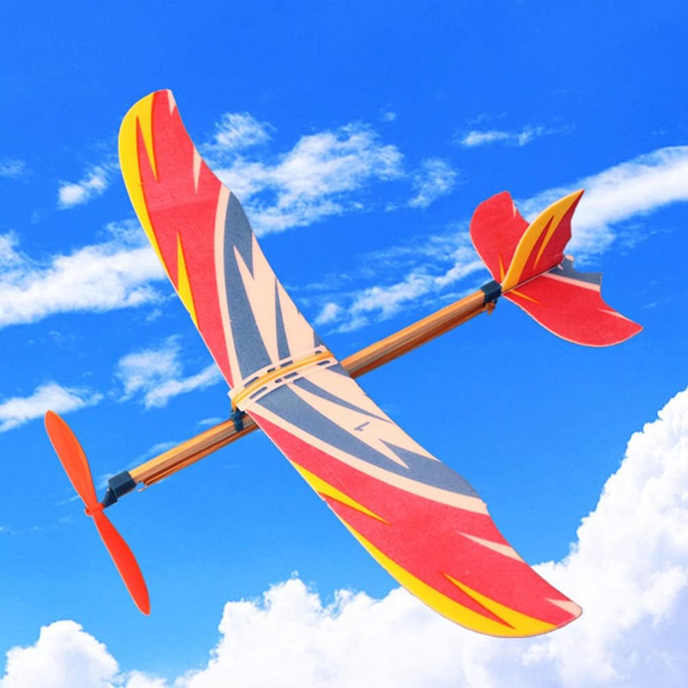5/10Pcs 고무 밴드 구동 비행기 모델 글라이더 비 - Model Airplane Plastic 리뷰 및 가격