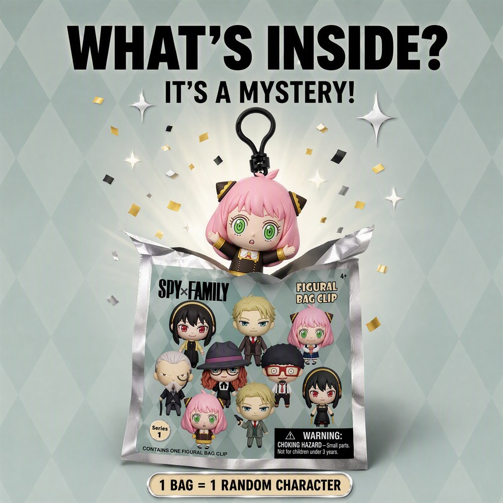 스파이 x 패밀리 3D PVC 가방 클립 키체인 블라인 - Mystery Box Blind Bag 리뷰 및 가격