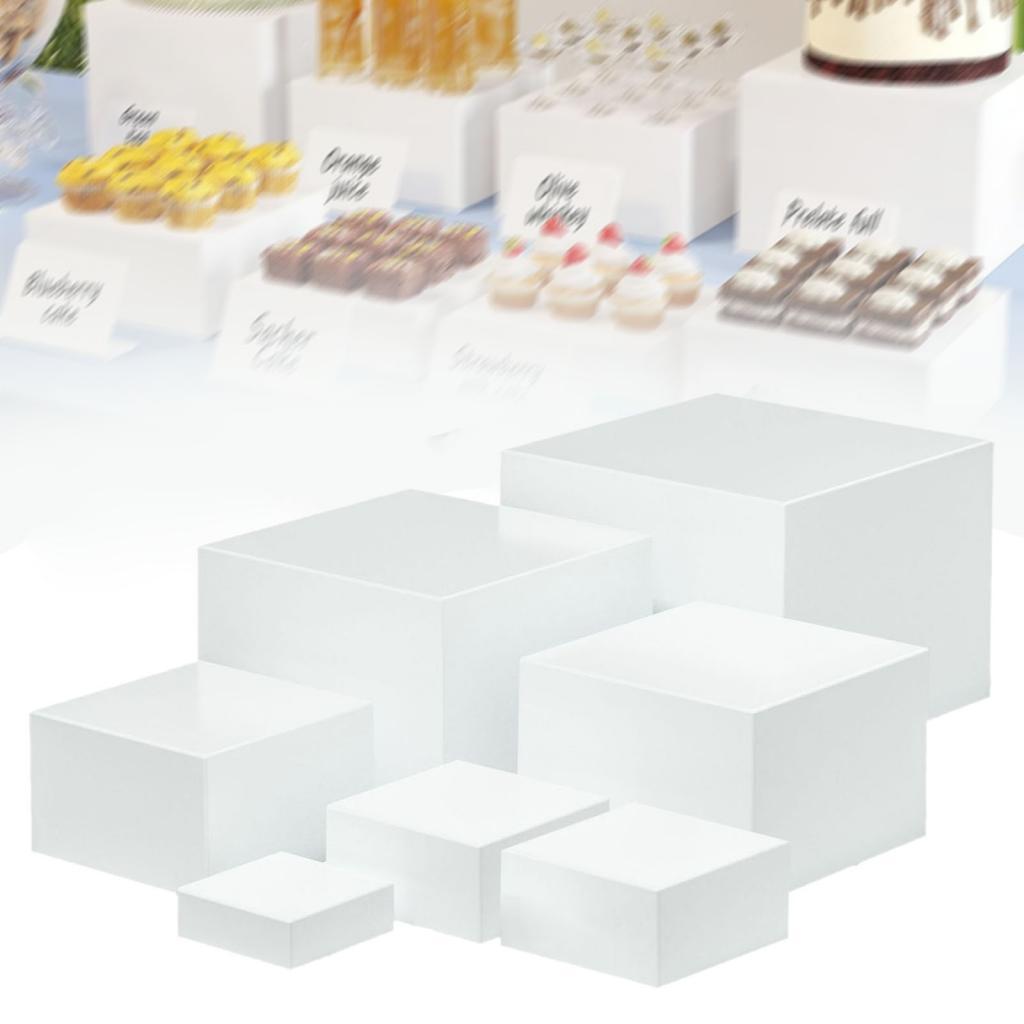 7 조각 아크릴 큐브 디스플레이 박스 라이저 디스플레이 - Display Risers Set 리뷰 및 가격