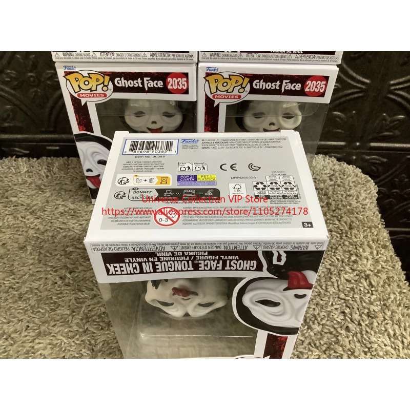 펀코 팝 스크림 고스트 페이스 혀가 볼에 들어있는 모습 - Funko Pop Protector 리뷰 및 가격
